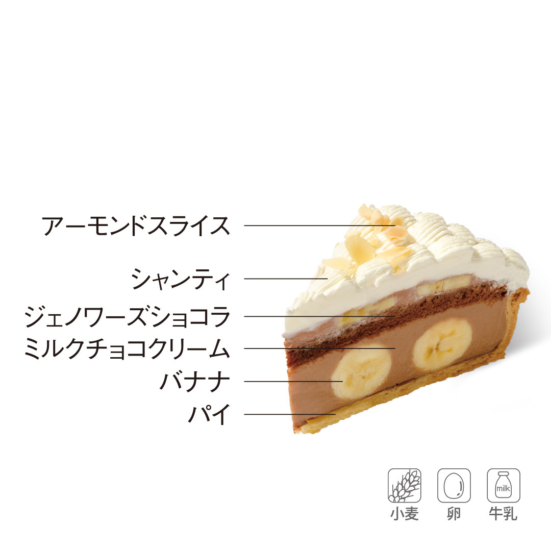 チョコバナナパイ