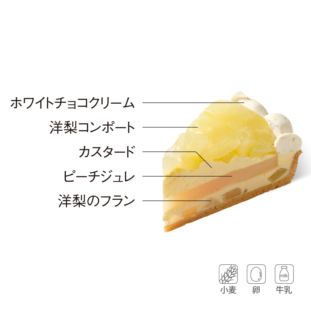 洋梨のタルト